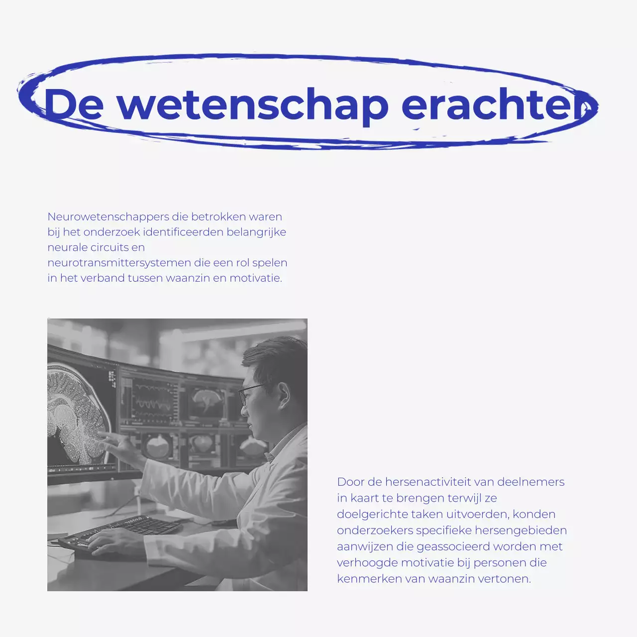 Blue Modern Medische Strategie