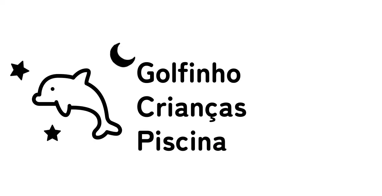 Design giro com ilustrações de golfinhos