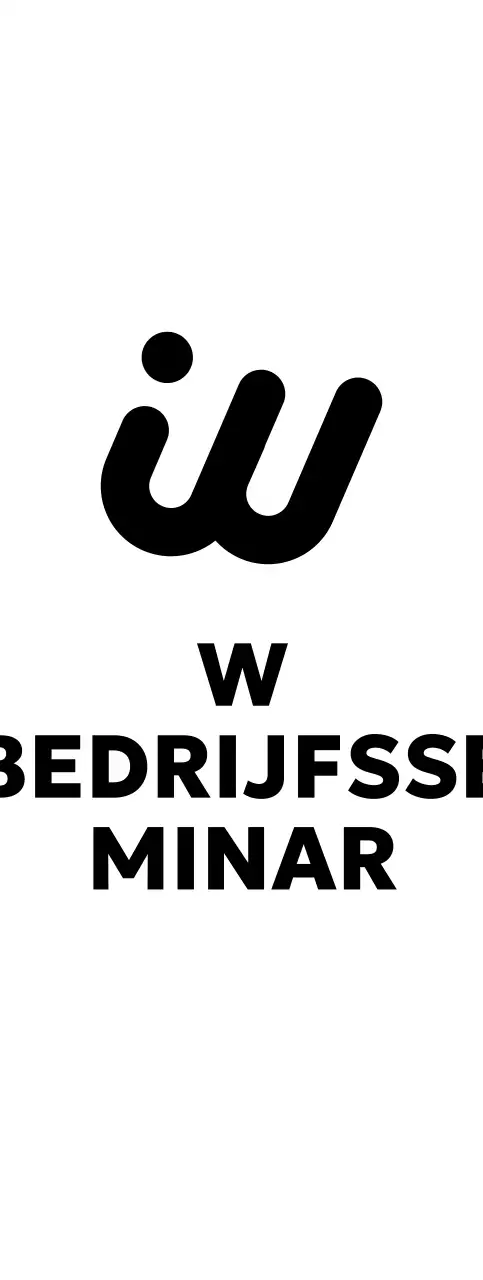 Zakelijk seminar met een glamoureuze uitstraling met een Engels logo