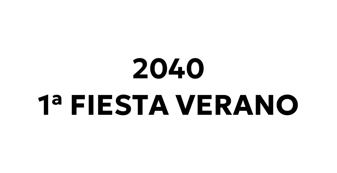 Un festival veraniego con ilustraciones de palmeras