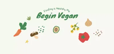 Flea market design with a variety of vegetable illustrations