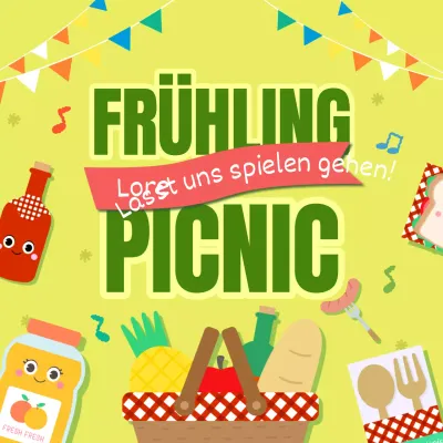 Ein Frühlingspicknick im Grünen Post