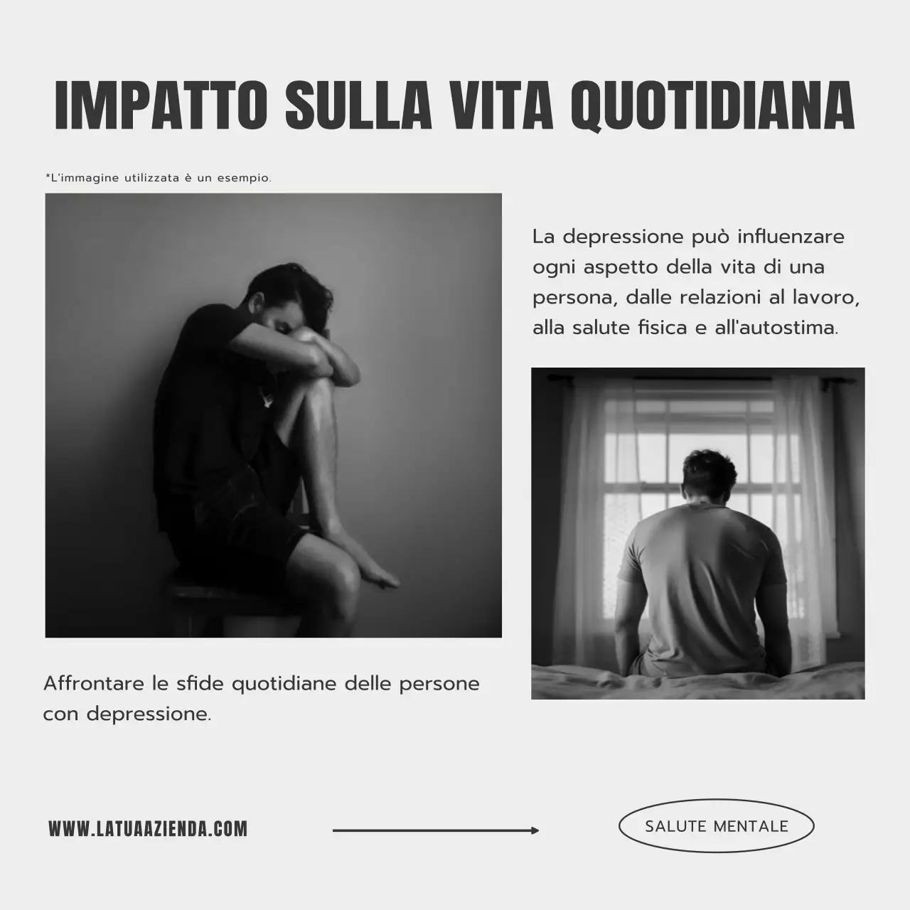 Beige e Grigio Minimal Care Psicologia Promozione del blog