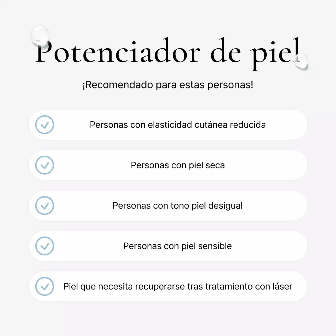 Dermatología sencilla en blanco y azul claro para promocionar la guía de información de procedimientos del hospital.