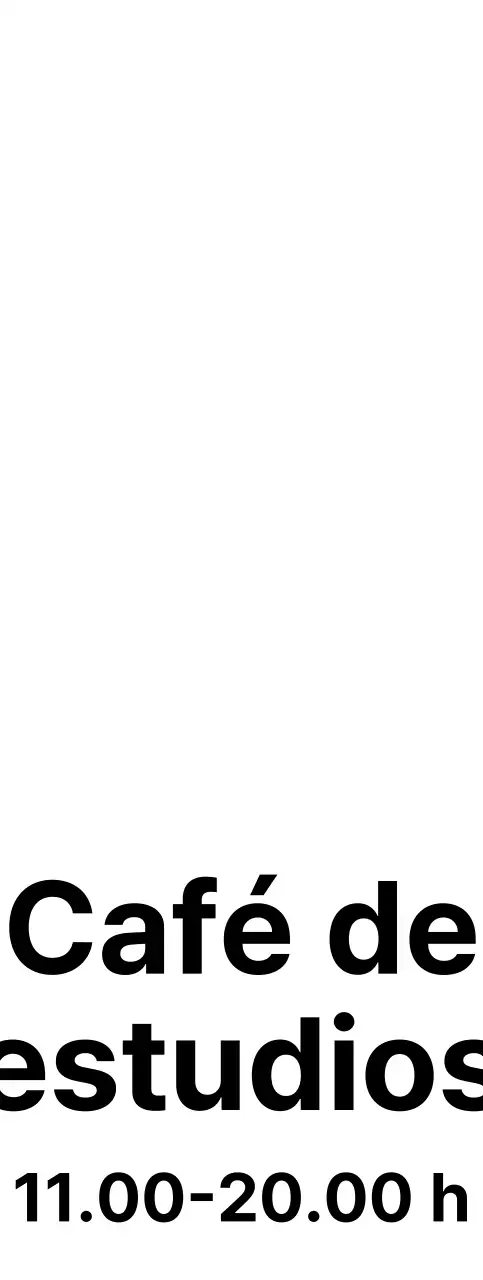 Logotipo de la sala de lectura de un café-estudio en un tipo de letra redondeado