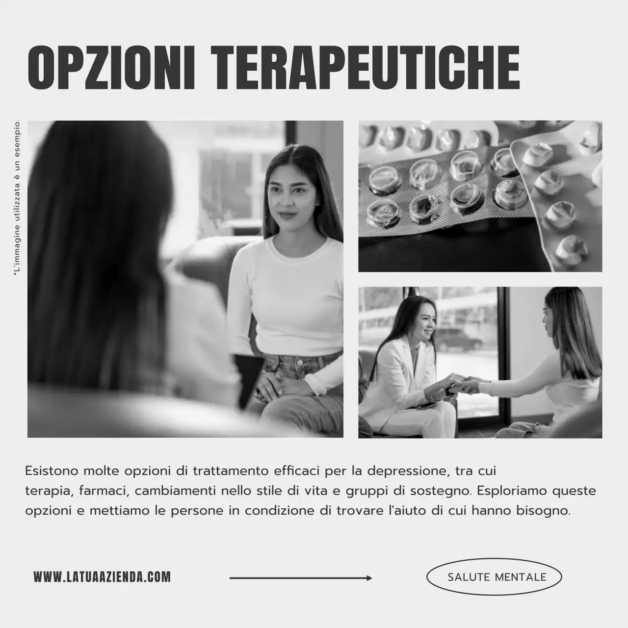 Beige e Grigio Minimal Care Psicologia Promozione del blog