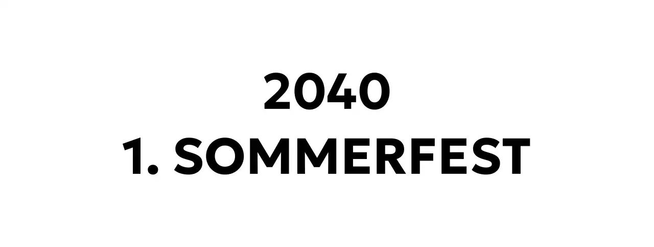 Ein luftiges Sommerfest mit Palmenillustrationen