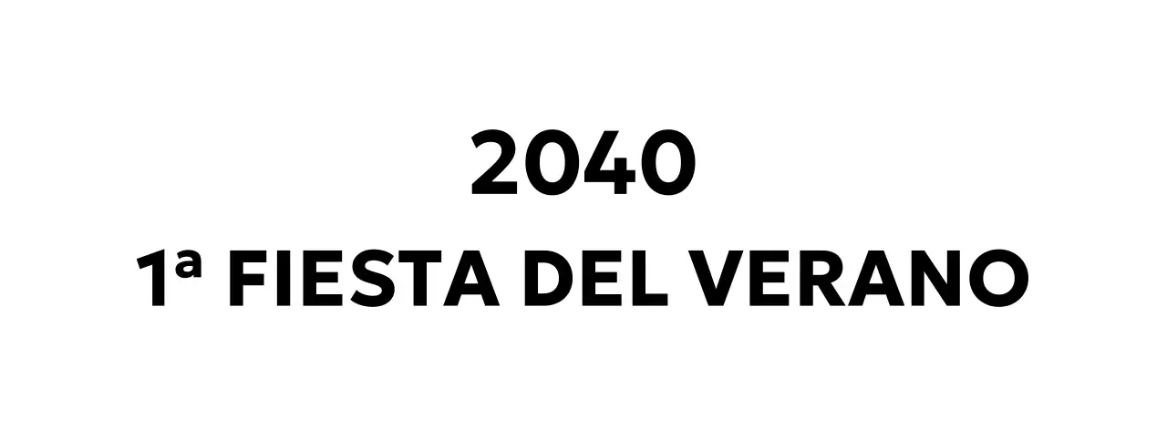 Un festival veraniego con ilustraciones de palmeras