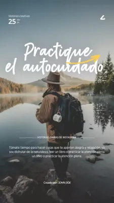 Blanco Tipografía Moderna Cita Motivacional Palabras de Positividad para la Salud Mental Auto-crecimiento