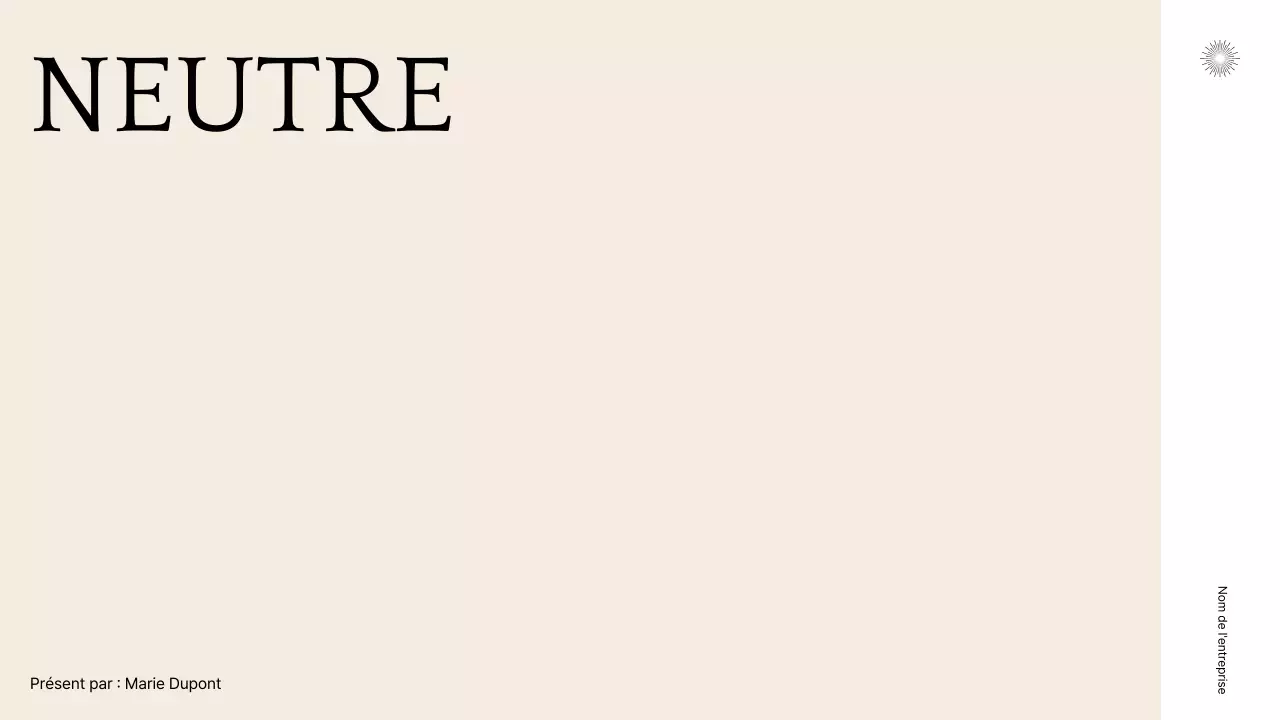 Beige White Minimal Neutral Tone Business Presentation Pitch Deck Strategy