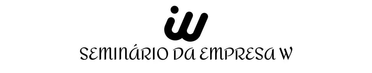 Seminário empresarial com um toque glamoroso com um logótipo inglês