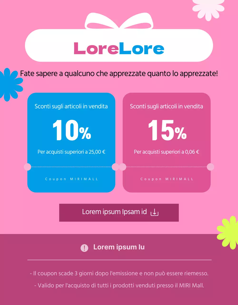 Promuovere il Mese della Famiglia con un tocco kitsch blu e rosa