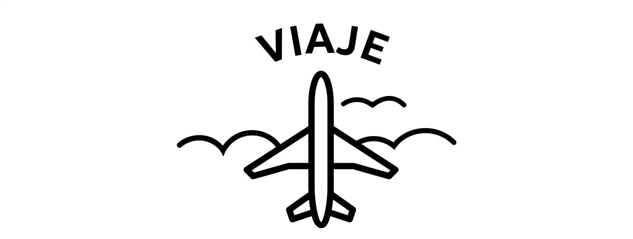 Agencia de viajes fresca y sencilla con ilustraciones de aviones y nubes