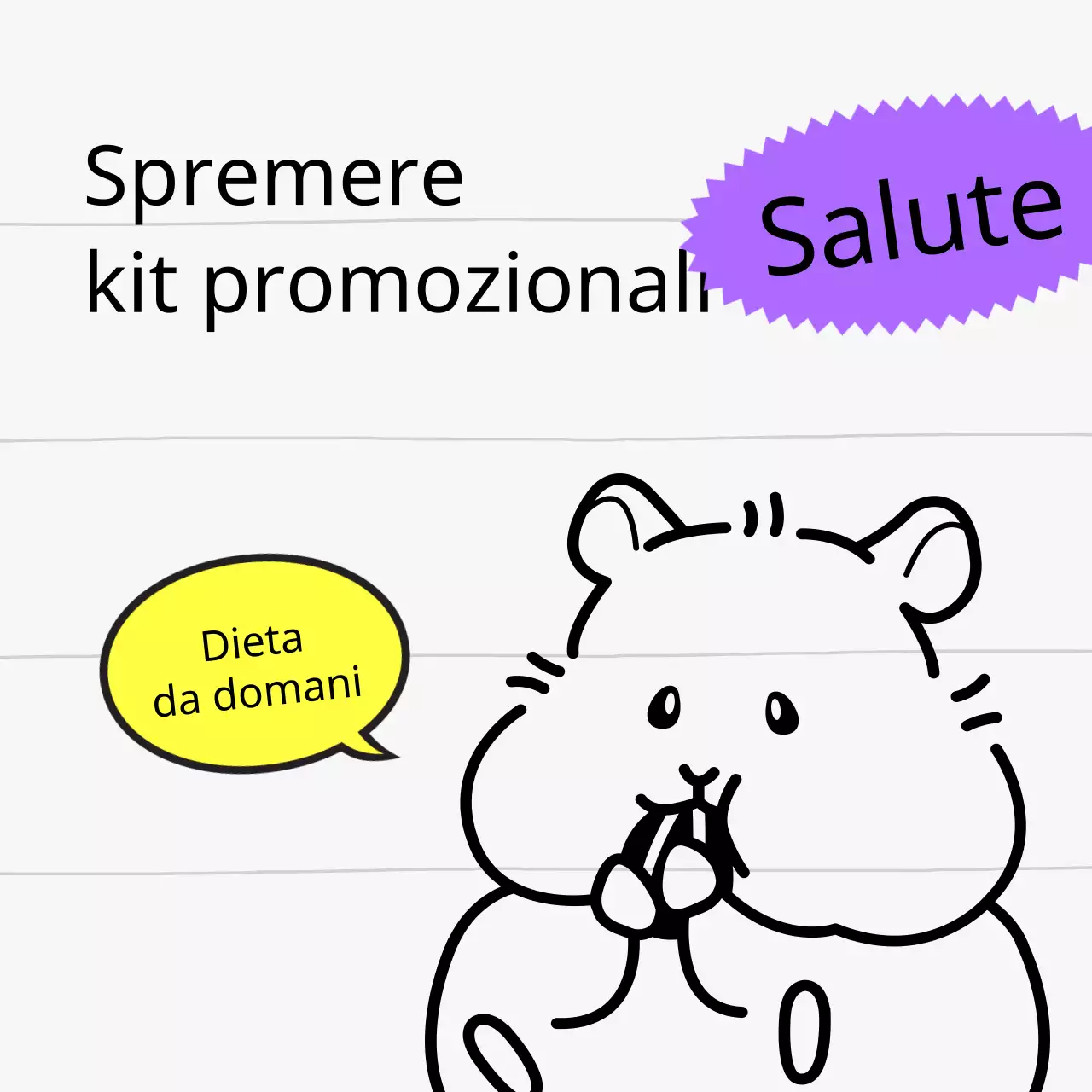 Una parodia della promozione della salute di Yellow e Red Bull