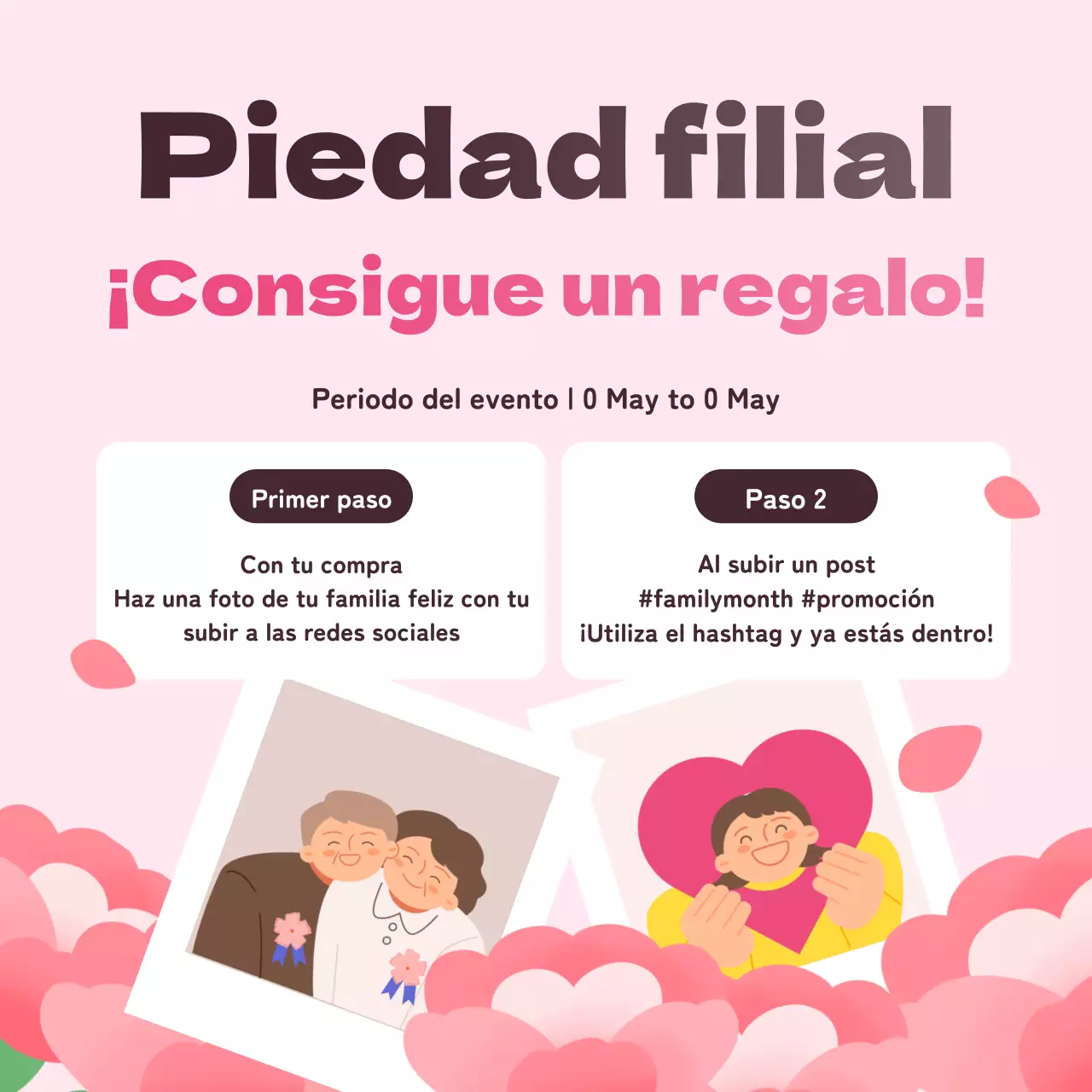 Promueva un acto rosa y blanco por el Día de la Madre