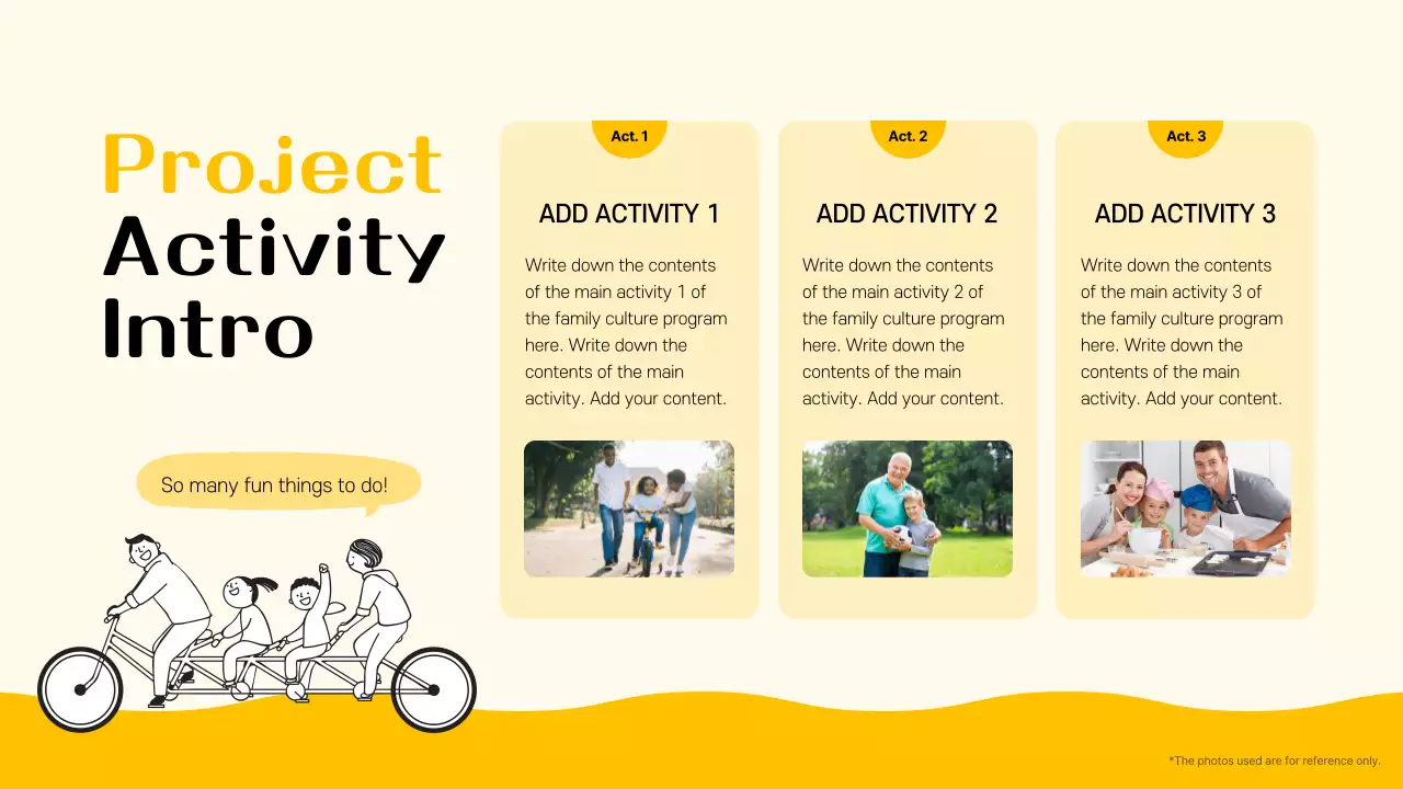 Yellow Simple Family Presentation