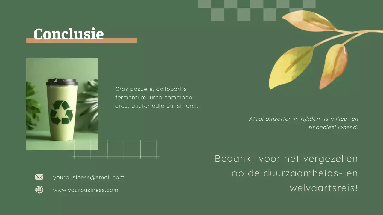 Groen Natuurlijk Bedrijf Innovatieve Recyclingsstrategie