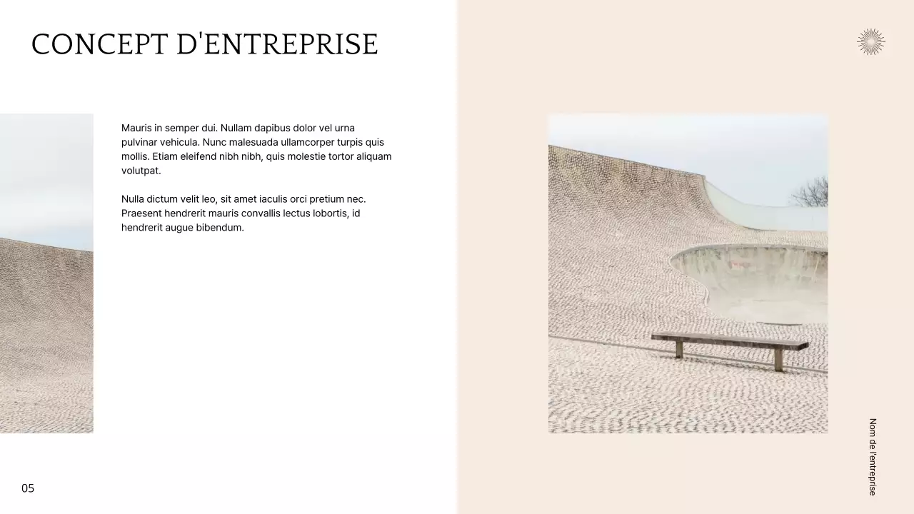Beige White Minimal Neutral Tone Business Presentation Pitch Deck Strategy