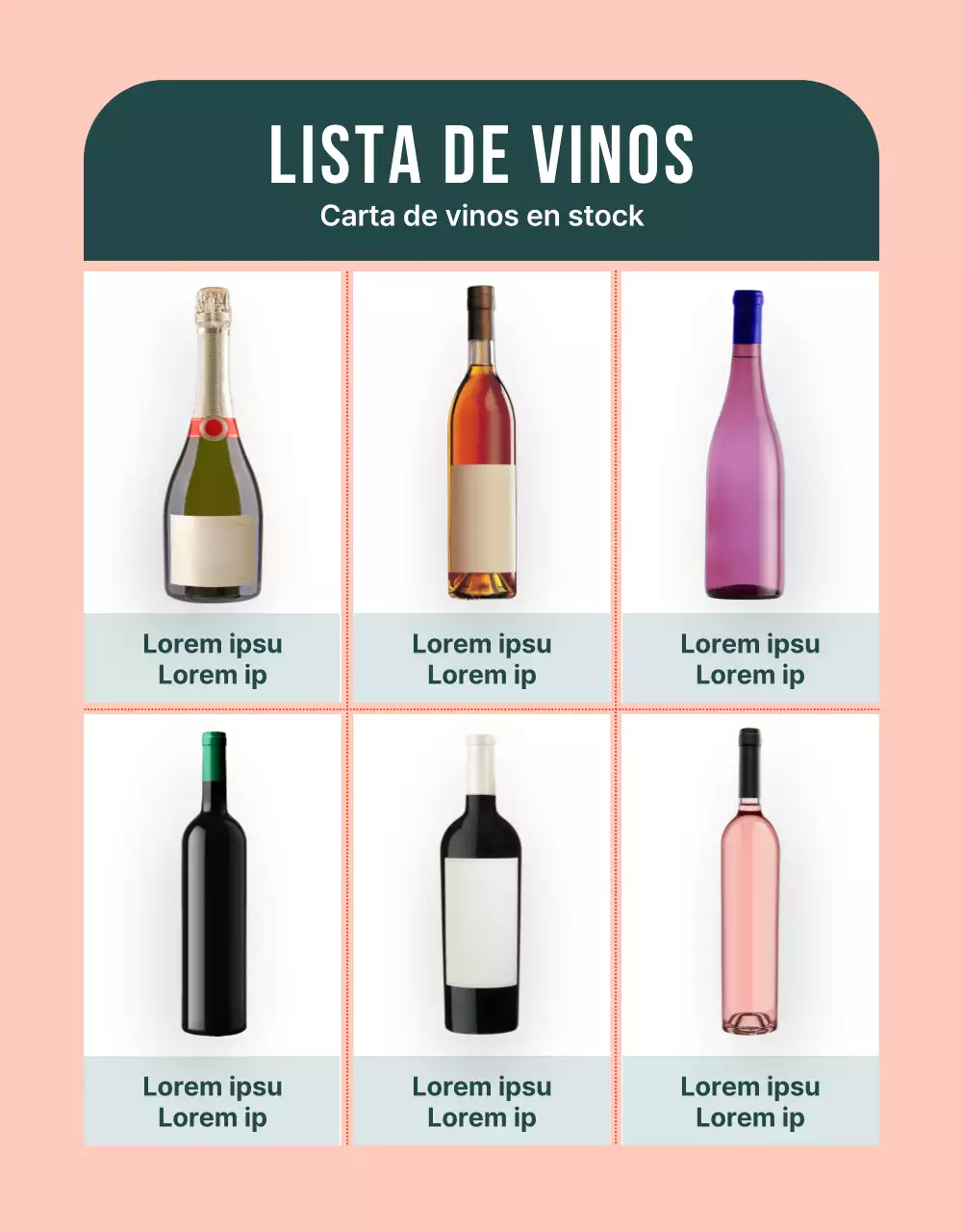 Promover un inventario de vinos ecológico y minimalista