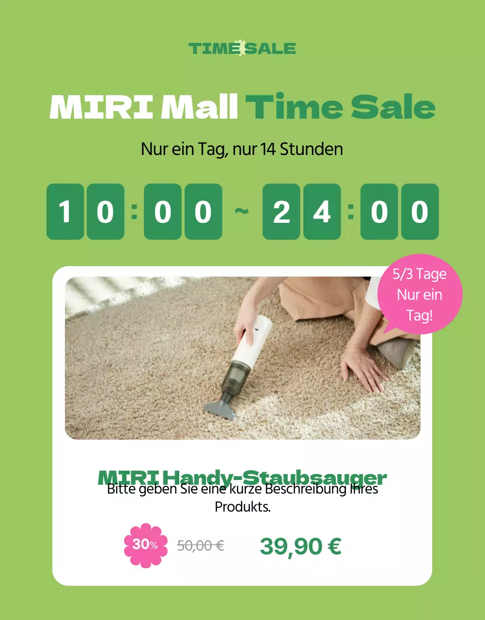 Fördern Sie einen grünen und kitschigen Heimatmonat