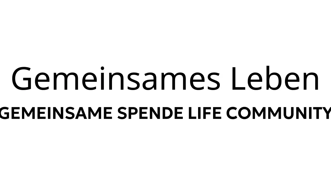 Ein Schriftentwurf mit einem Logo in Form einer Person und einer zentrierten Ausrichtung