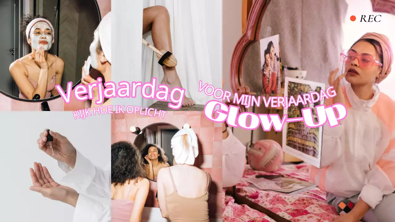 Pink trend vlog video