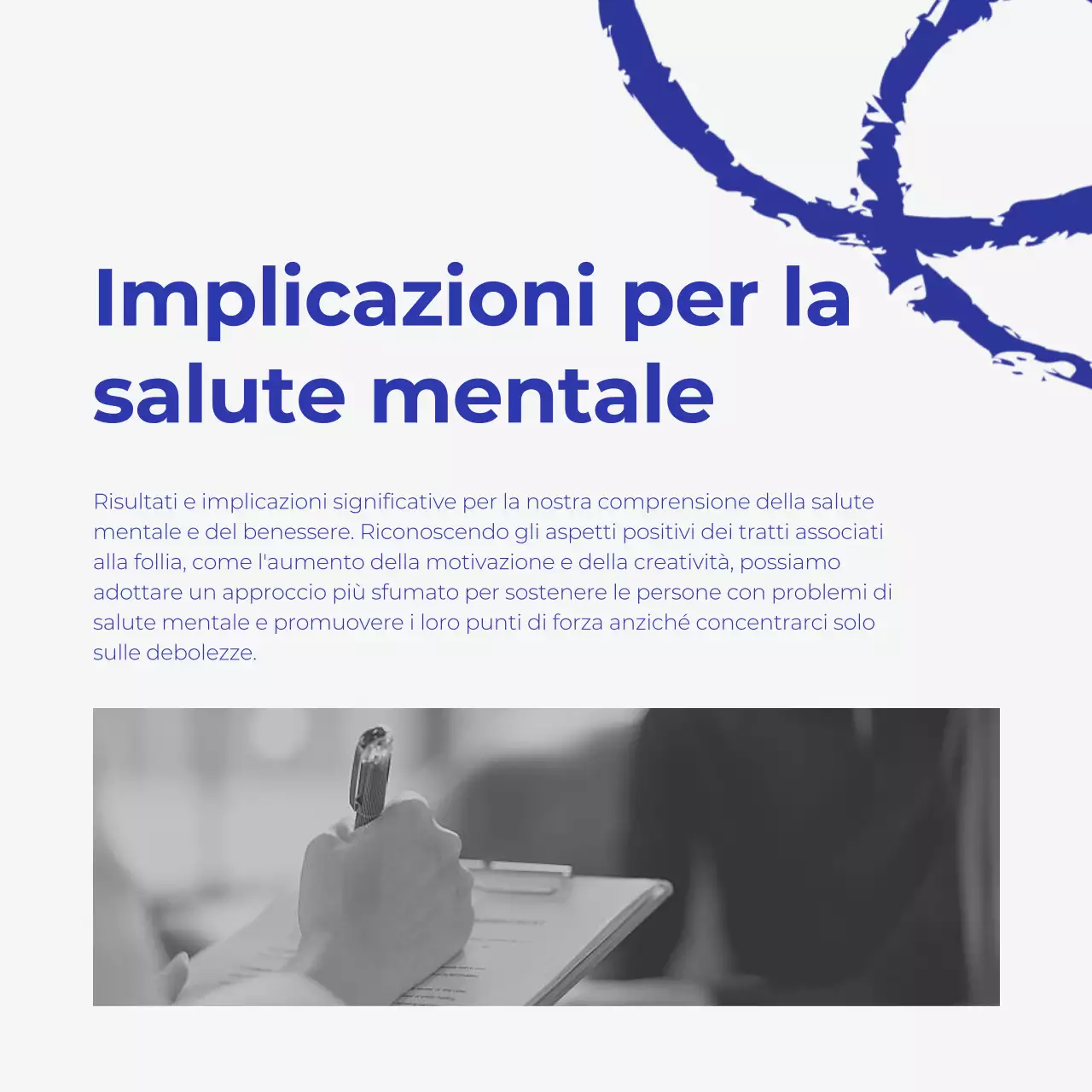 Strategia medica moderna blu