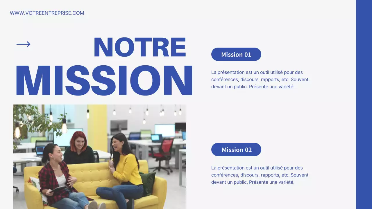 Présentation de la société Blue Minimal Business