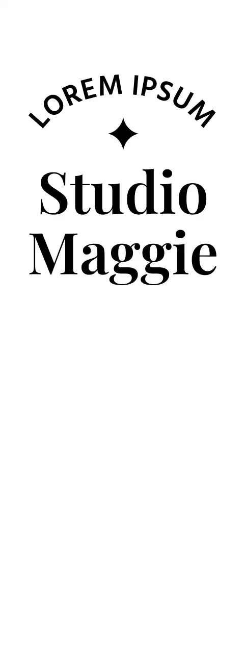 Design elegante con stemmi curvilinei come decorazione