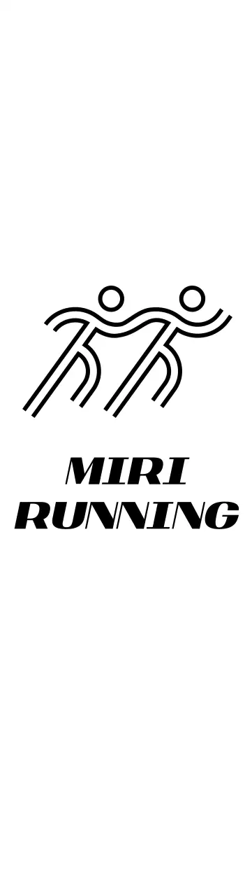 Kompetisi lari sederhana dengan ilustrasi pelari