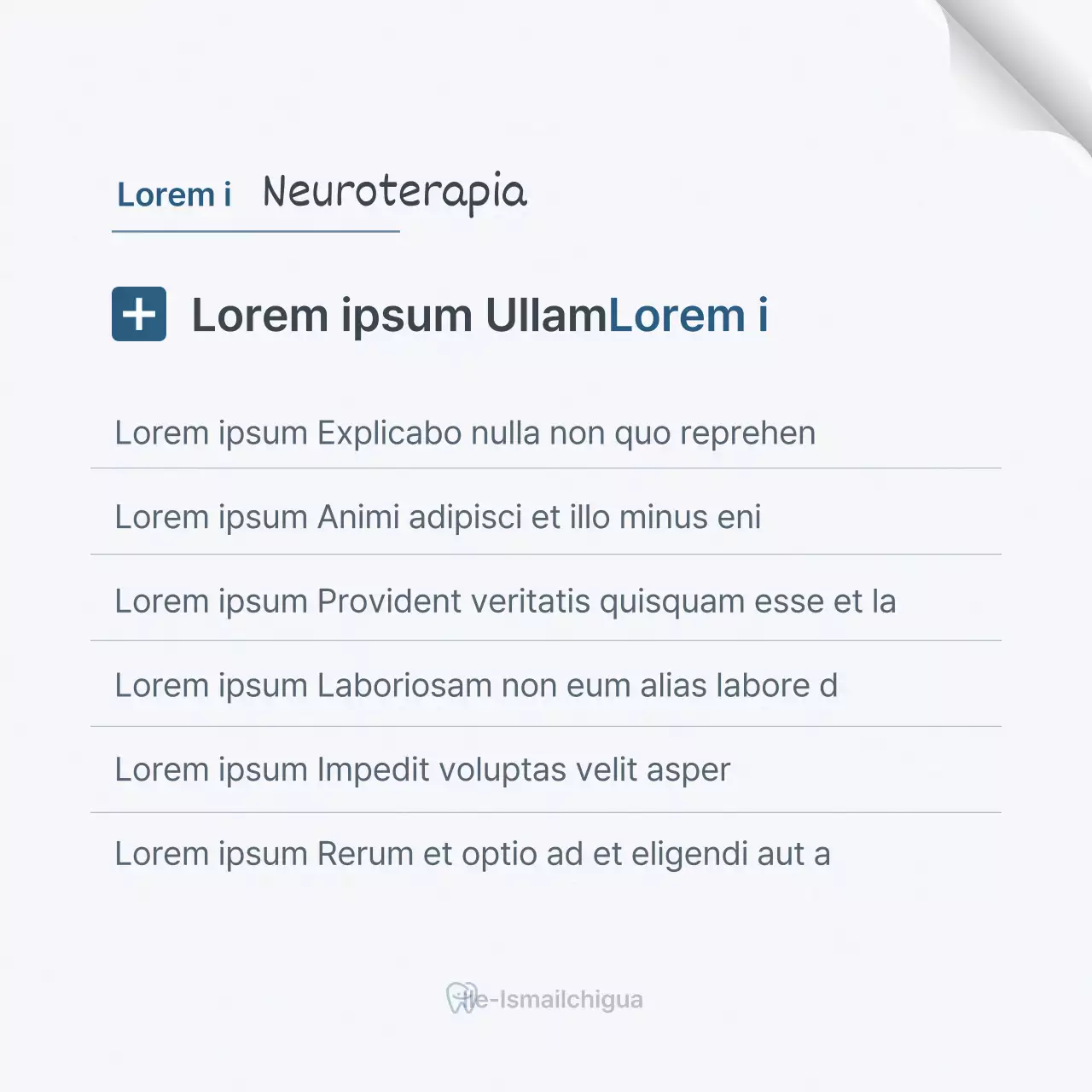 Revisione ospedaliera prima e dopo per promuovere un semplice studio dentistico bianco e azzurro