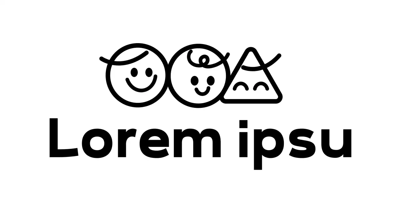 A cute-looking youth counseling center organization with children's illustrations and text