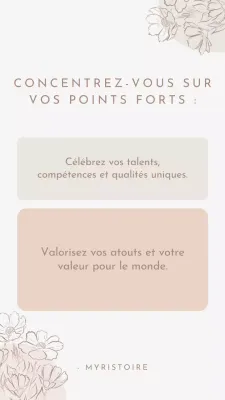 Ivory Brown Simple Inspiring Words Publicité