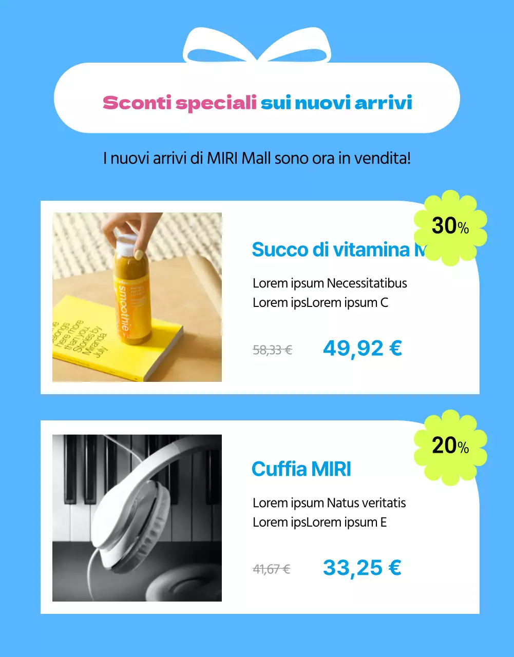 Promuovere il Mese della Famiglia con un tocco kitsch blu e rosa