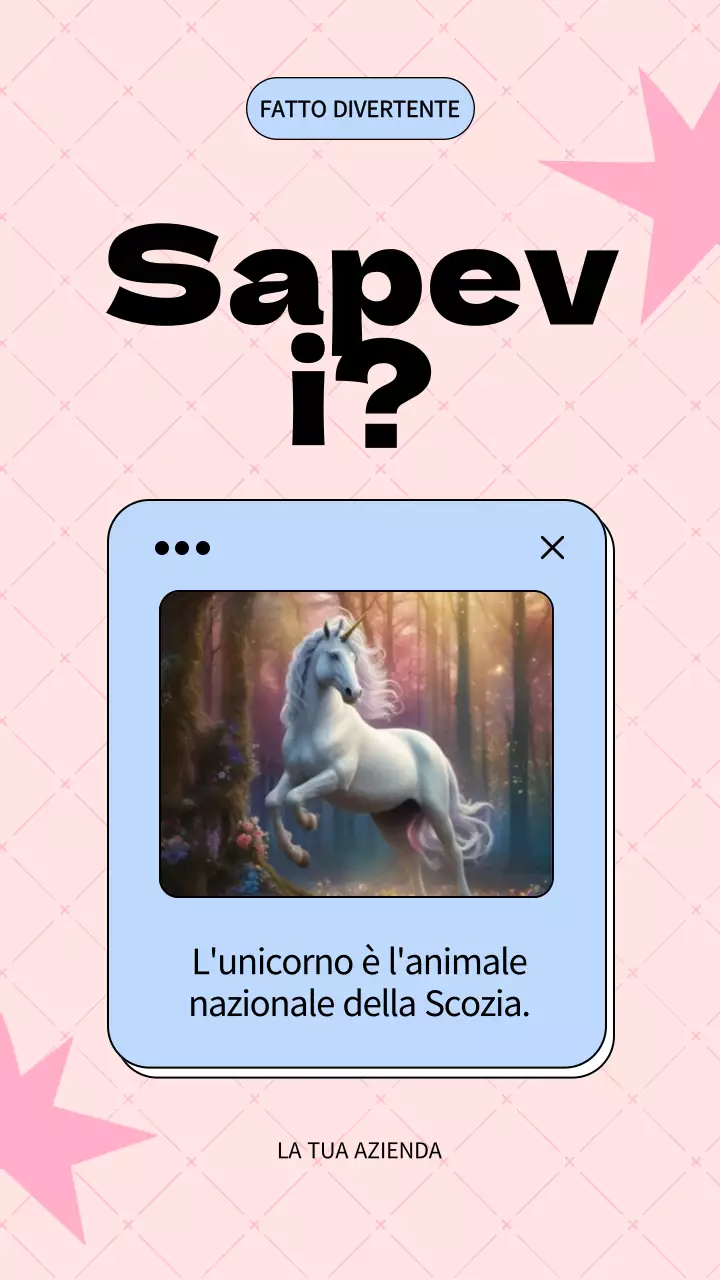 Rosa Semplice Fatto divertente Pubblicità