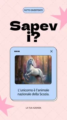 Rosa Semplice Fatto divertente Pubblicità