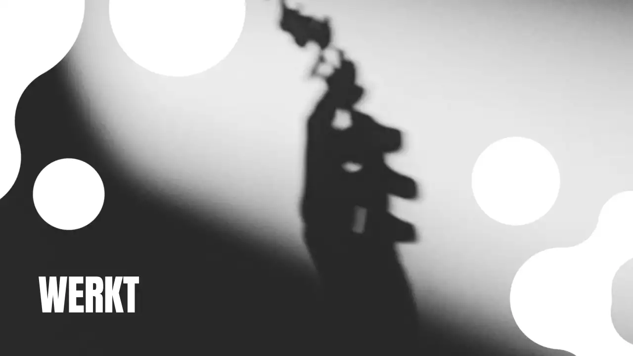 Zwart-wit moderne fotograaf introductie portfolio