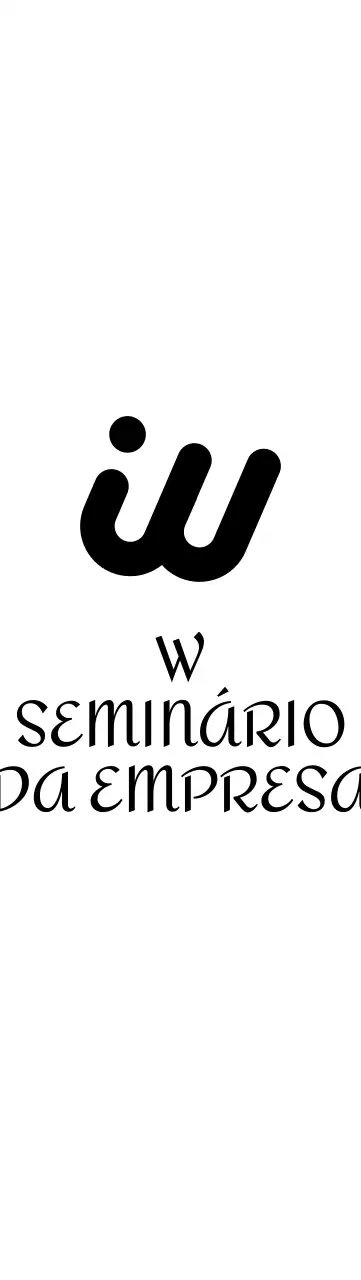 Seminário empresarial com um toque glamoroso com um logótipo inglês