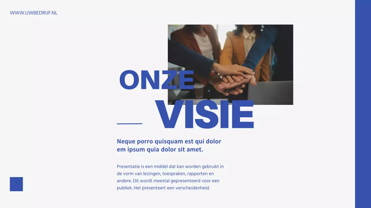 Introductie van Blue Minimal Business