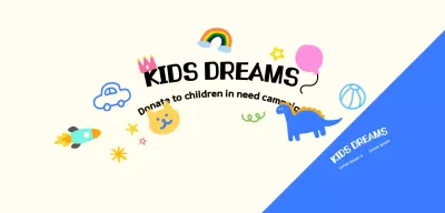 Celebrate a children's charity with colorful, adorable drawings