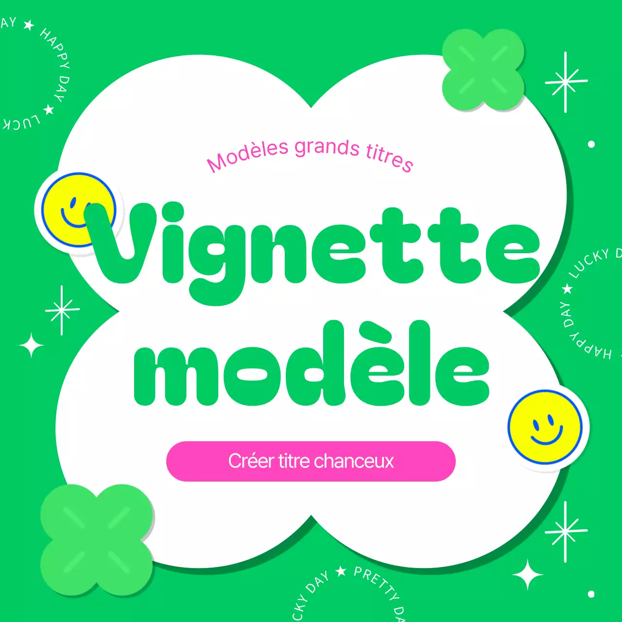 Couvrir d'un joli cadre vert