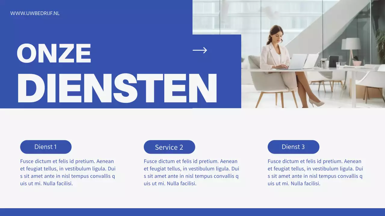 Introductie van Blue Minimal Business