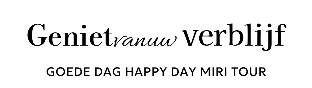 Een stijlvol ogend reisbureau met schreefloze tekst