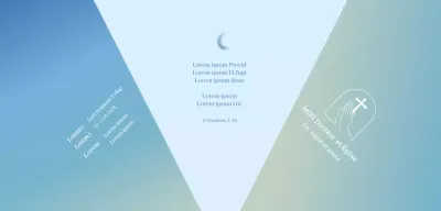 Versets bibliques émotionnels avec dégradés pour promouvoir votre église
