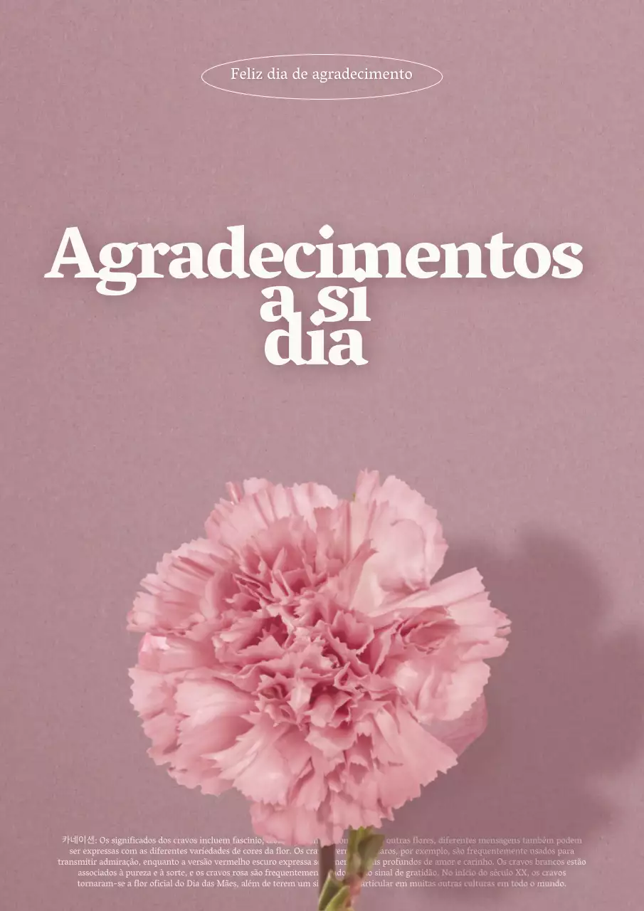 Uma simples promoção do Dia da Mãe em cor-de-rosa