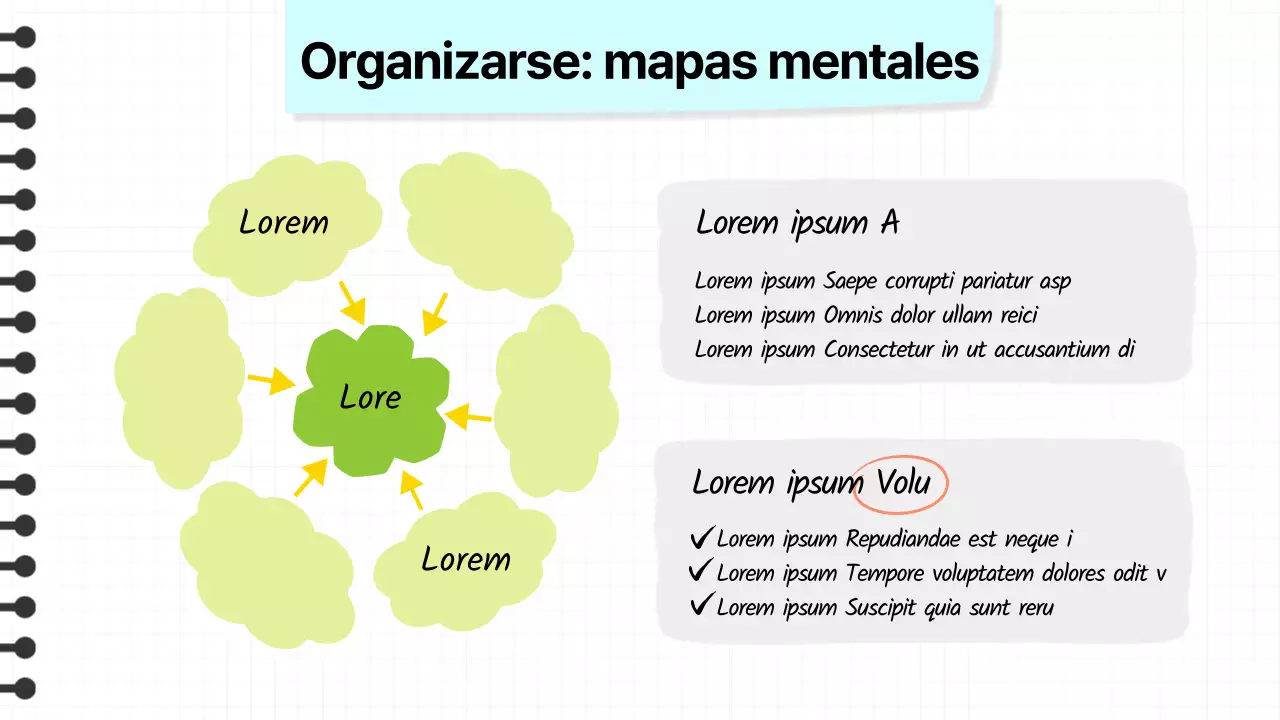 Sobre la toma de notas kitsch en amarillo y naranja