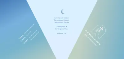 Versetti biblici emozionali con gradienti per promuovere la vostra chiesa