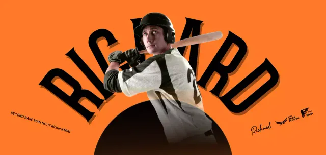 Sports design with bold titles and player photos