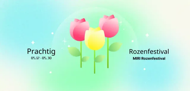 Bloemenfestival met bloemenillustraties en verlopen achtergronden voor een helder en vrolijk gevoel