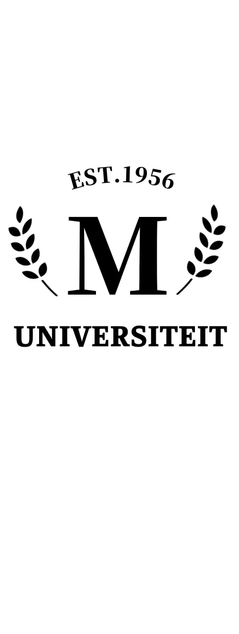 Eenvoudig concept universiteitsherinnering met laurierlogo